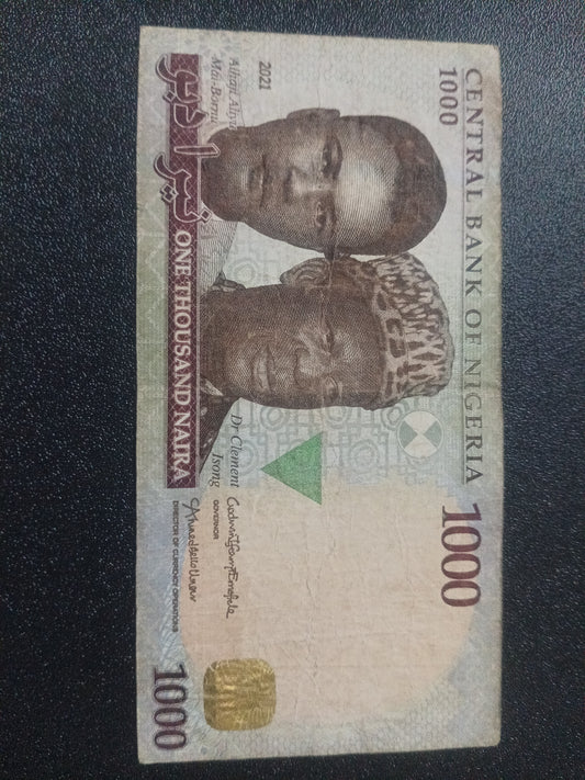 1000 Naira 2021 - Nigeria (Ref : 090112N)