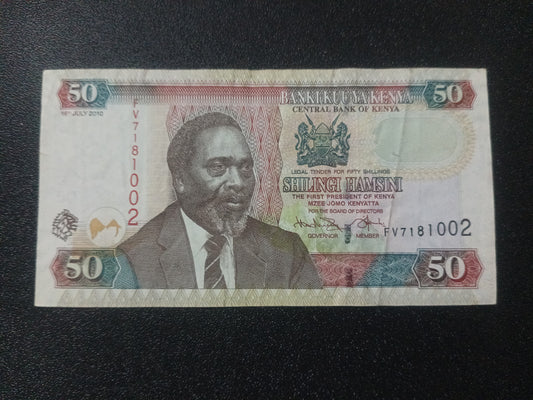 50 Shillings 2010 - Kenya (Ref : 090108N)