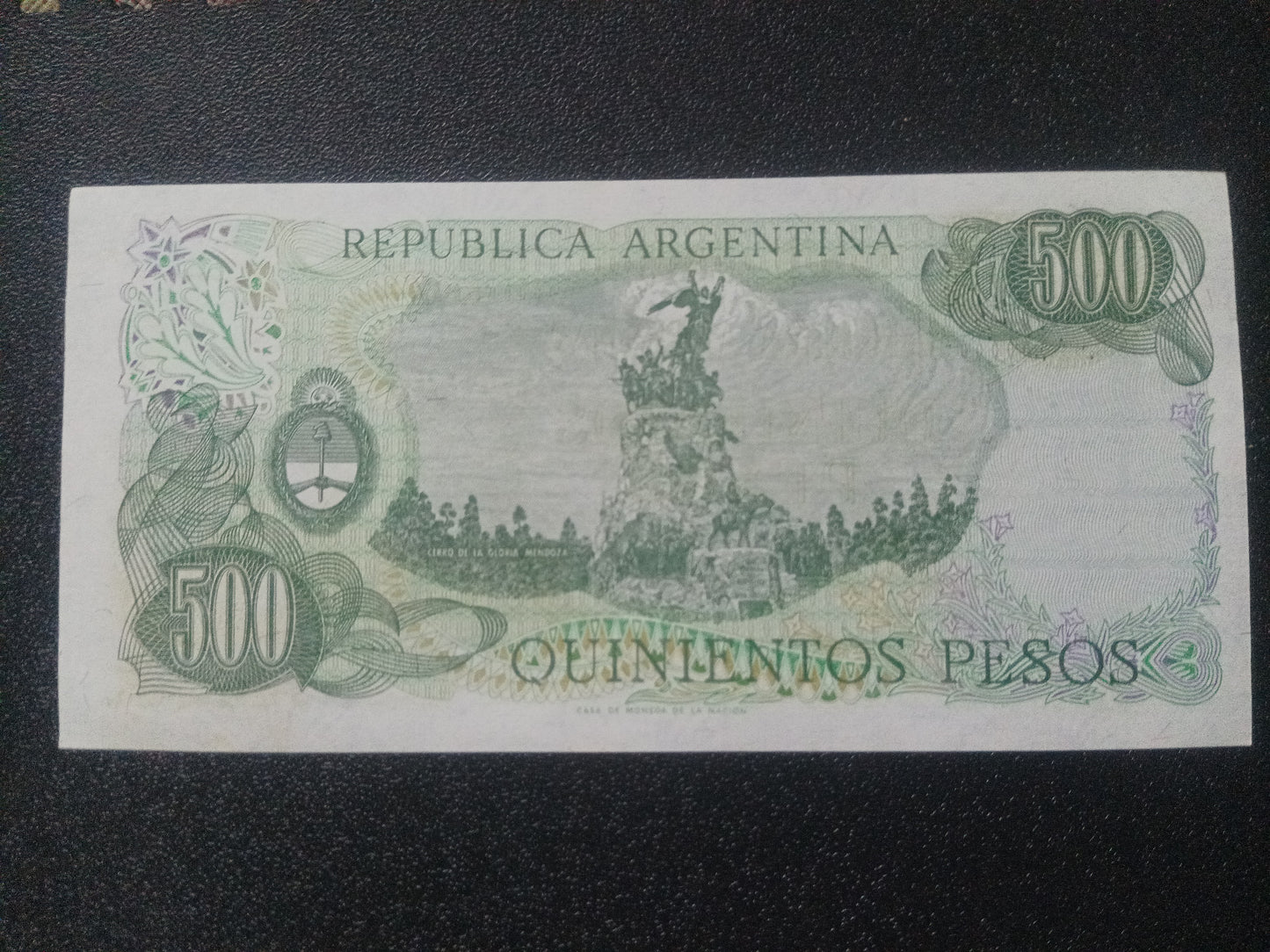 500 Pesos (1977 - 1982) UNC - Argentina