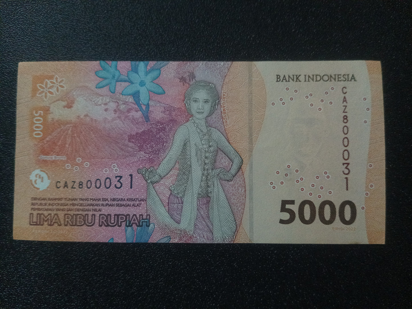 5000 Rupiah 2022 UNC - Indonesia