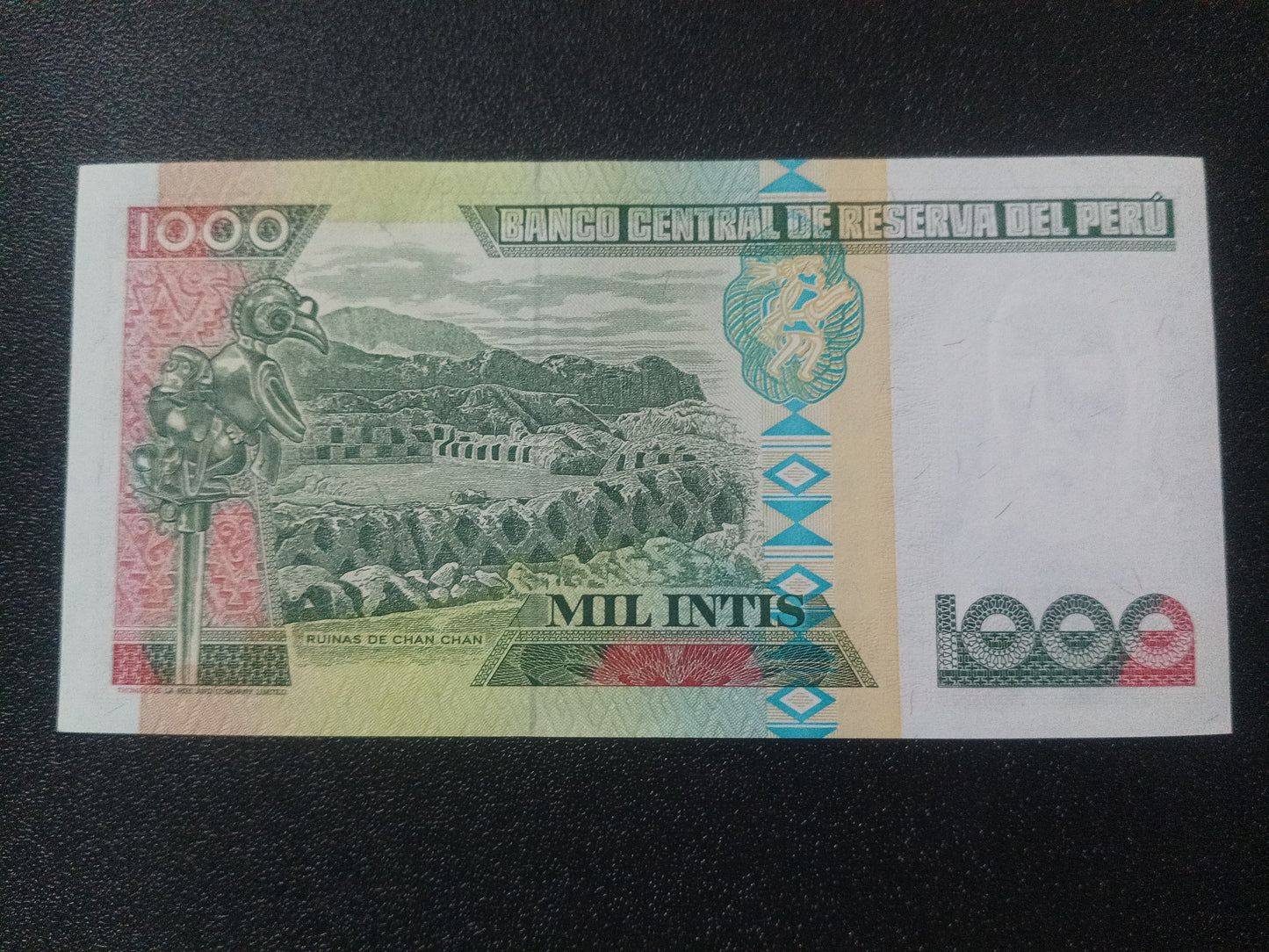 1000 Intis 1988 UNC - Peru