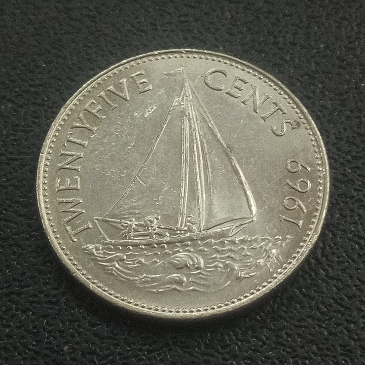 25 Cents 1969 - Bahama Islands