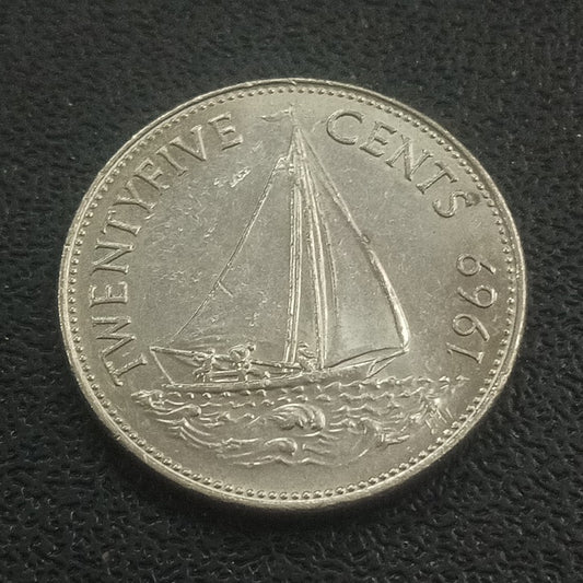 25 Cents 1969 - Bahama Islands