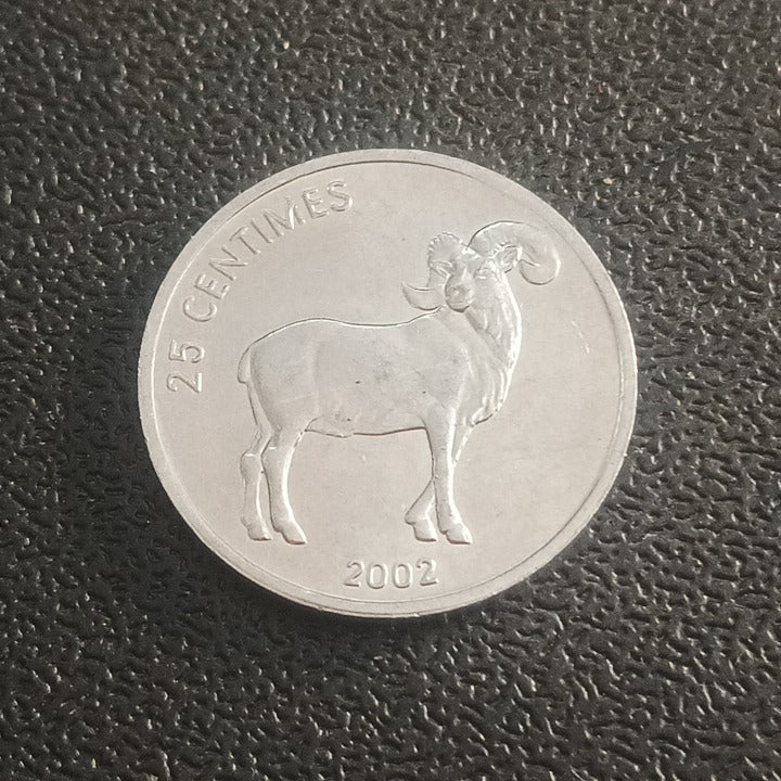 25 Centimes 2002 (Ram) - Congo :Non Circulating Commemorative Coin