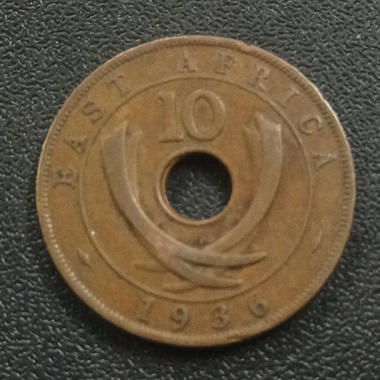 10 Cents 1936 - East Africa (Ref : 080105)