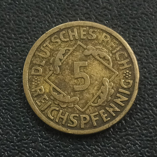 5 Reichspfennig 1925 A - Germany