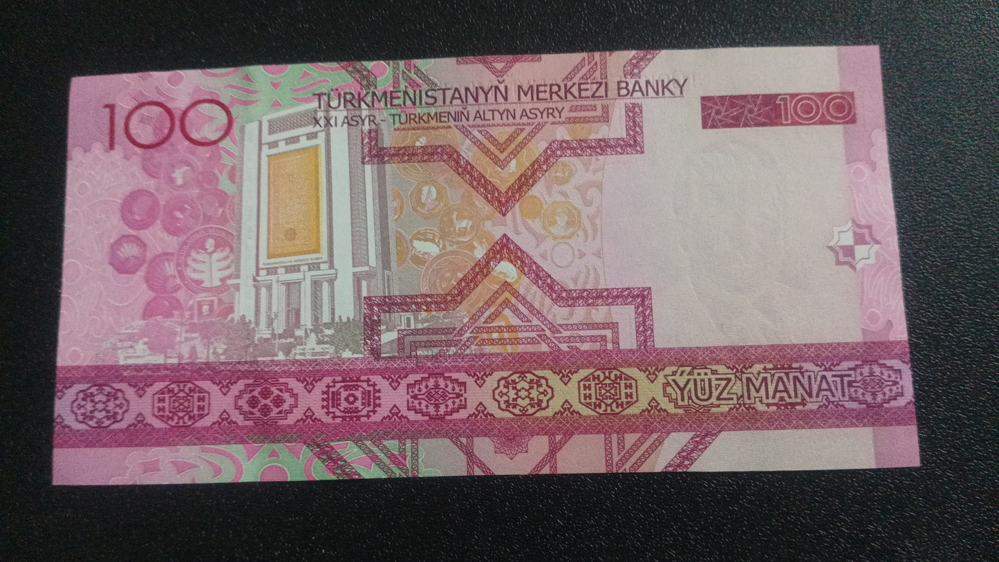 100 Manat 2005 UNC - Turkmenistan