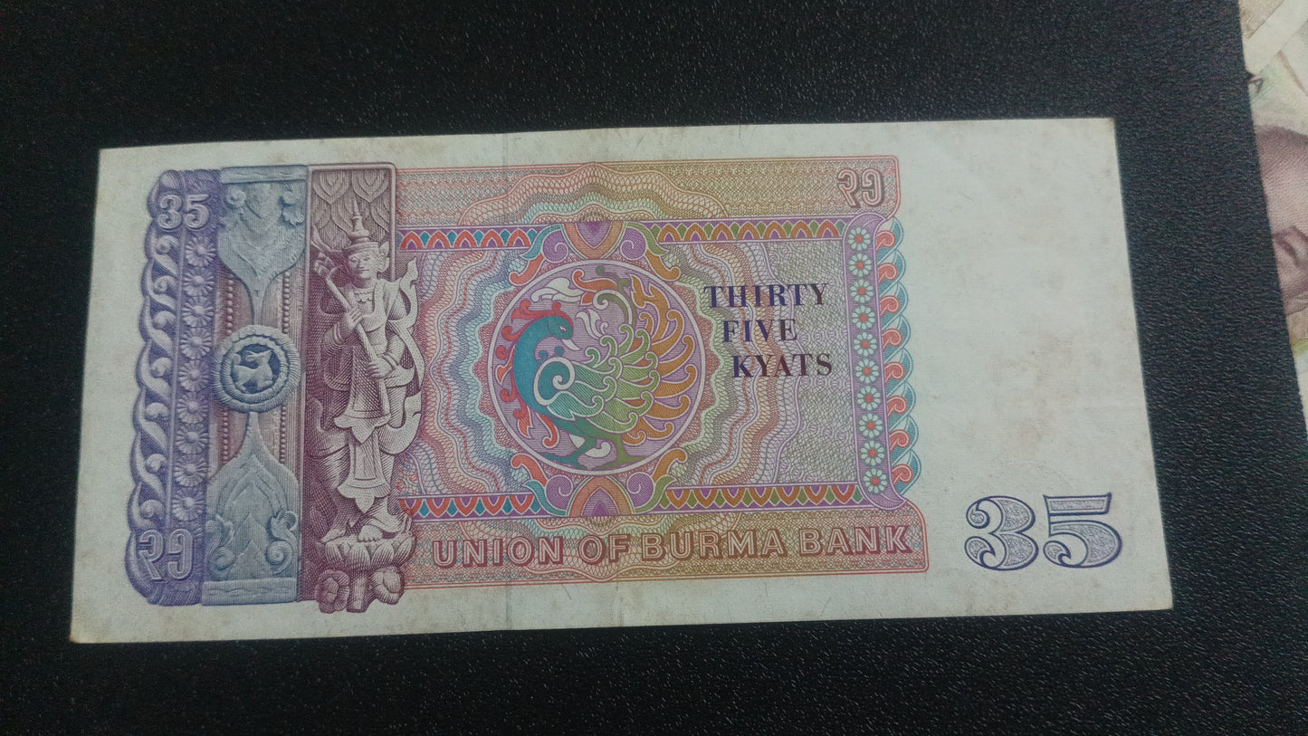 35 Kyats 1986 - Burma