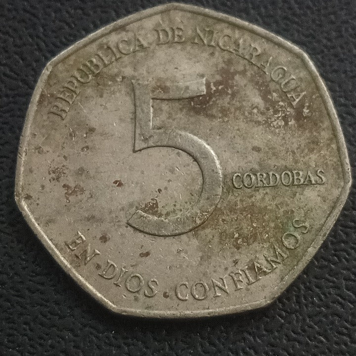 5 Cordobas 1980 - Nicaragua