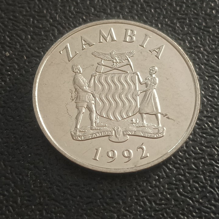 25 Ngwee 1992 UNC - Zambia