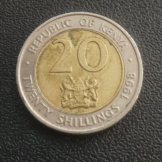 20 Shillings 1998 - Kenya