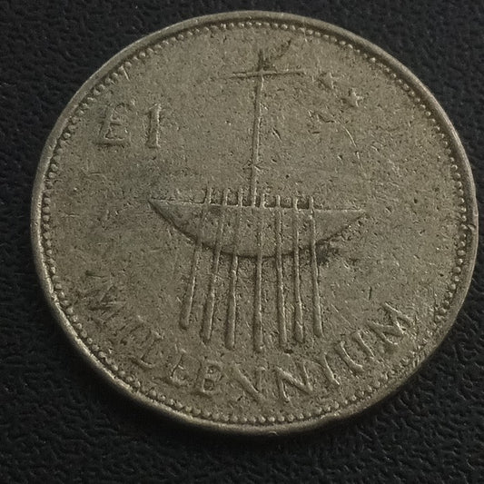 1 Pound(Millenium) 2000 - Ireland : Circulating Commemorative Coin