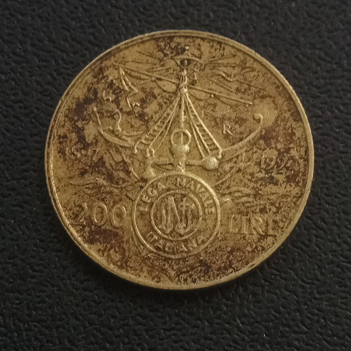 200 Lire 1997 (Italian Naval League) - Italy