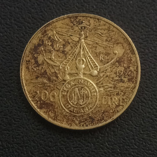 200 Lire 1997 (Italian Naval League) - Italy