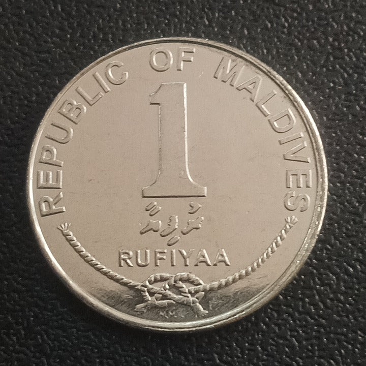 1 Rufiyaa (2007-2012) - Maldives XF+ grade
