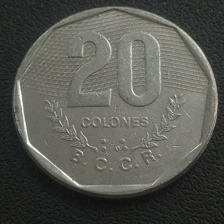 20 Colones 1985 - Costa Rica