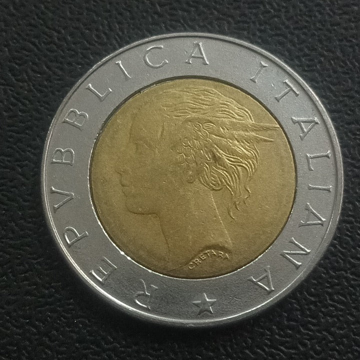 500 Lire 1996 (70th Anniversary of Italian National Institute of Statistics) - Italy