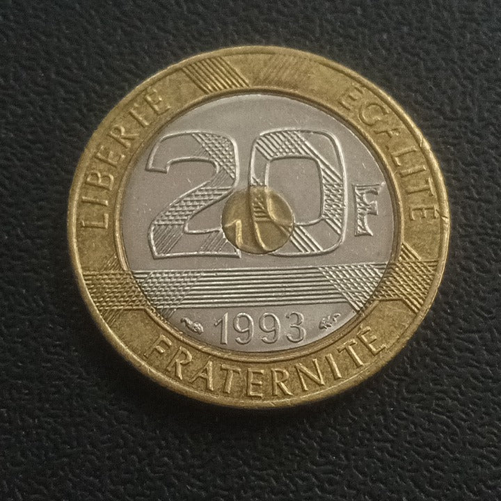 20 Francs 1993 AUNC  - France