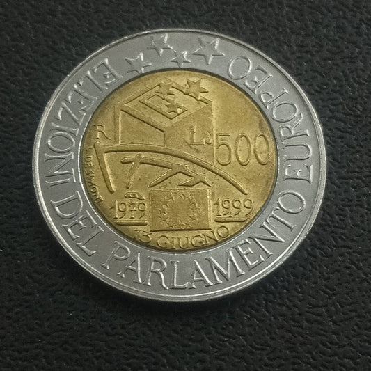 500 Lire 1999 (European Parliament Election) - Italy