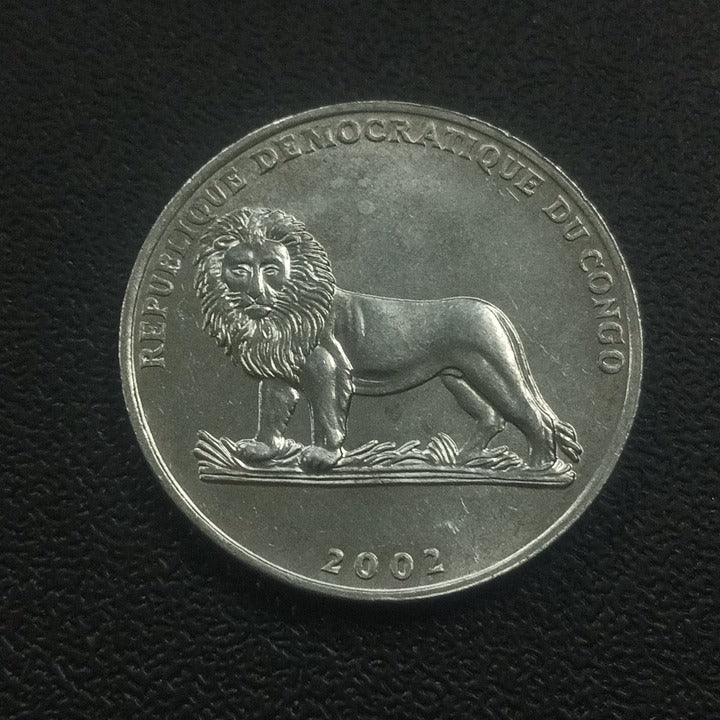 50 Centimes 2002 UNC (Soccer) - Congo (Non Circulating Coin)