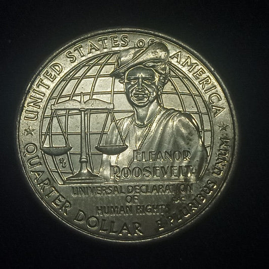 1/4 Dollar (Elanor Roosevelt ) - U.S.A - American Women Quarter Program