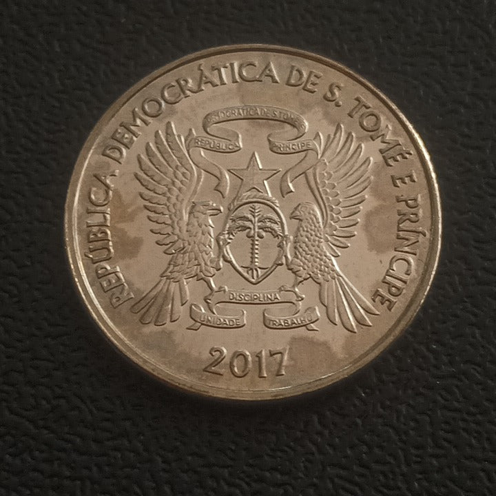 50 Centimos 2017 AUNC - Sao Tome & Principe