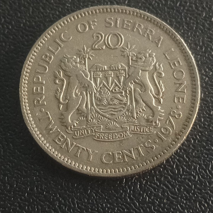 20 Cents 1984 - Sierra Leone