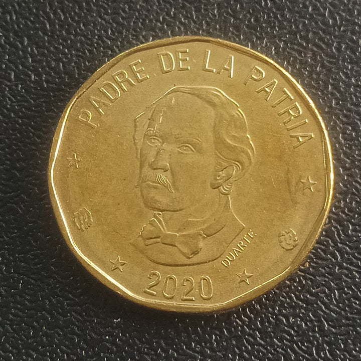 1 Peso 2020 UNC - Dominican Republic