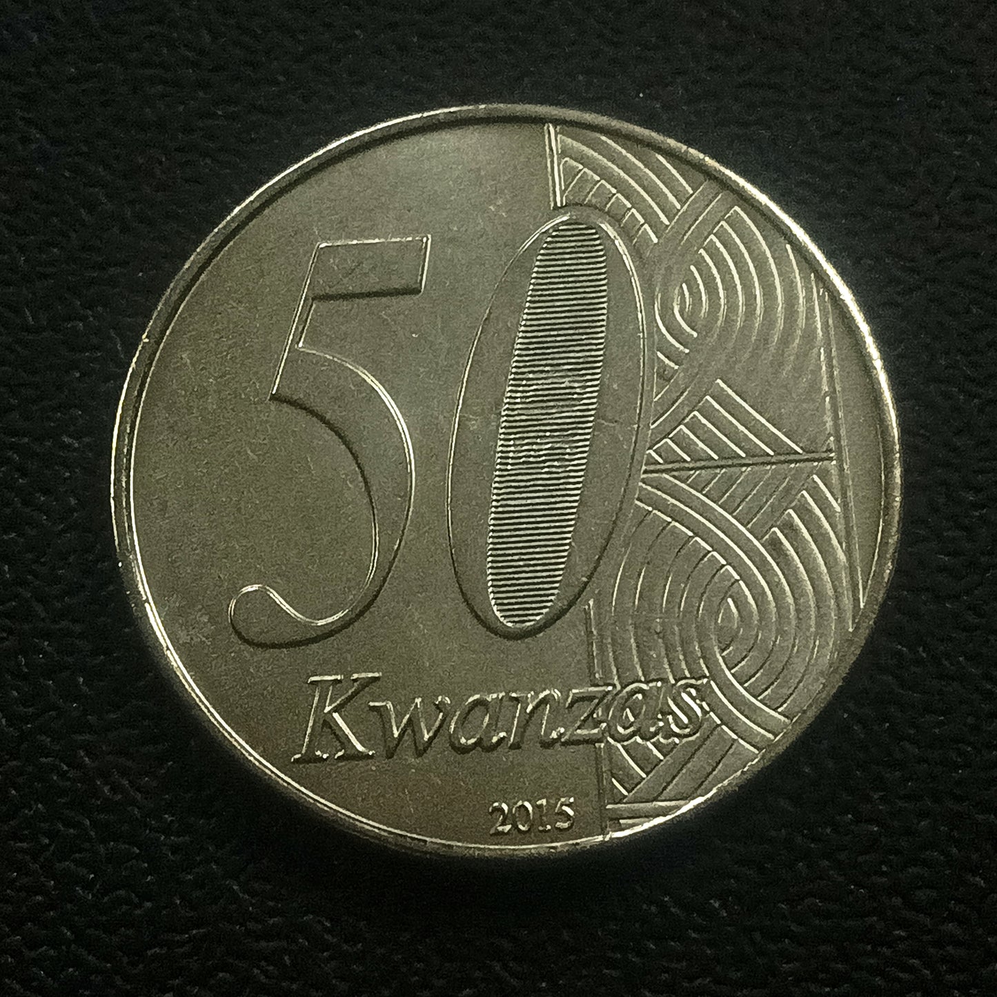 50 Kwanza 2015 UNC (Independence) - Angola Circulating Commemorative Coin