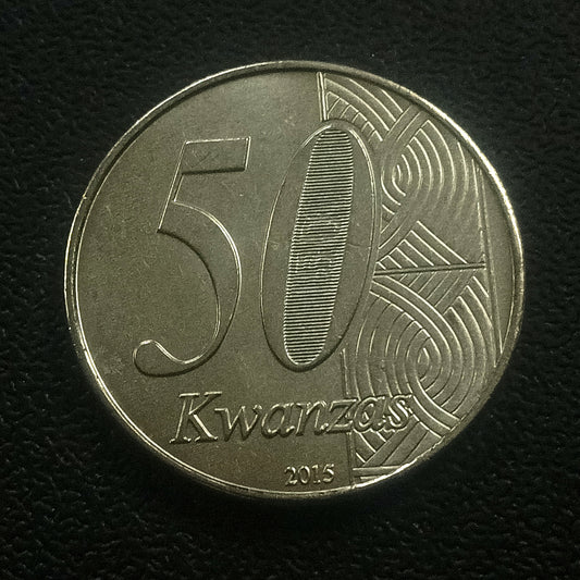 50 Kwanza 2015 UNC (Independence) - Angola Circulating Commemorative Coin