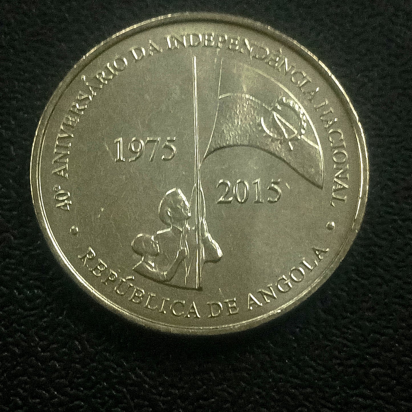 50 Kwanza 2015 UNC (Independence) - Angola Circulating Commemorative Coin