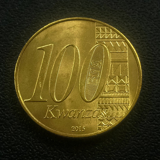 100 Kwanza 2015 UNC (Independence) - Angola Circulating Commemorative Coin