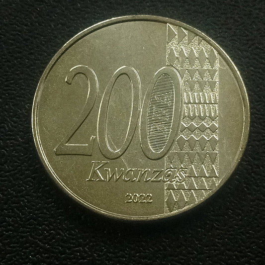 200 Kwanza 2022 AUNC (Peace and National Reconciliation ) - Angola Circulating Commemorative Coin