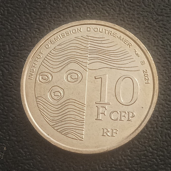 10 Francs CFP 2021 AUNC - French Pacific Territories
