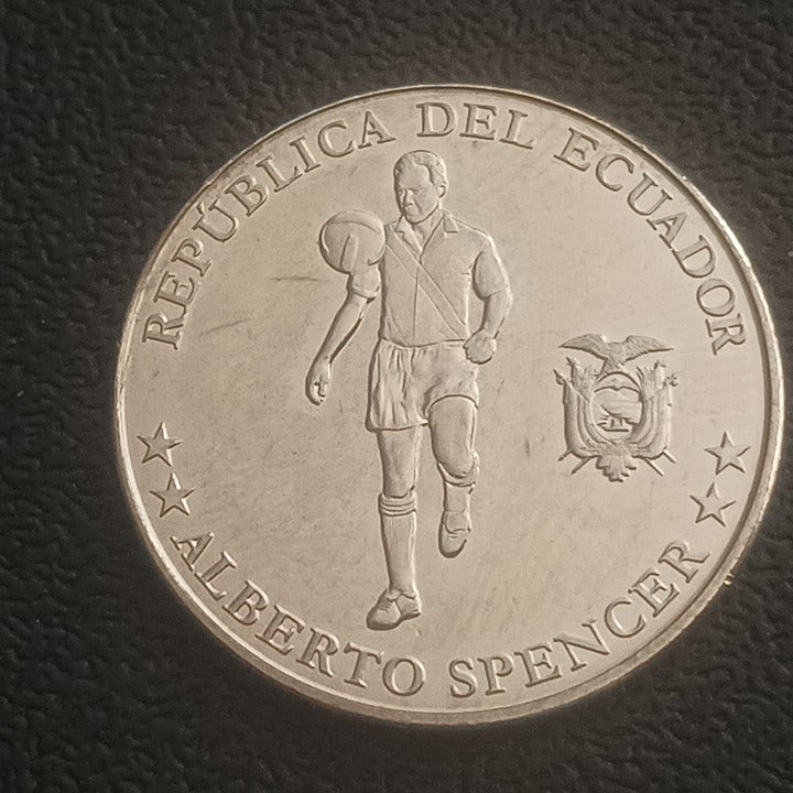 25 Centavos (Alberto Spencer) 2023 UNC - Ecuador