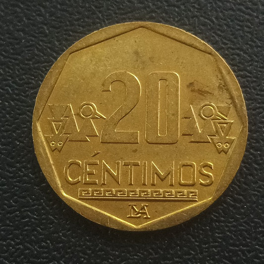 20 Centimos 2012 UNC - Peru