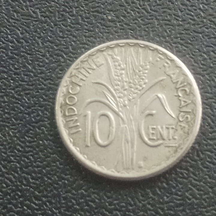 10 Cents- French Indochina (Scarce)