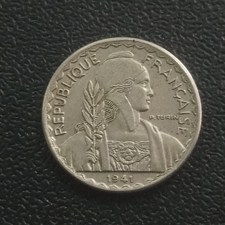 10 Cents- French Indochina (Scarce)