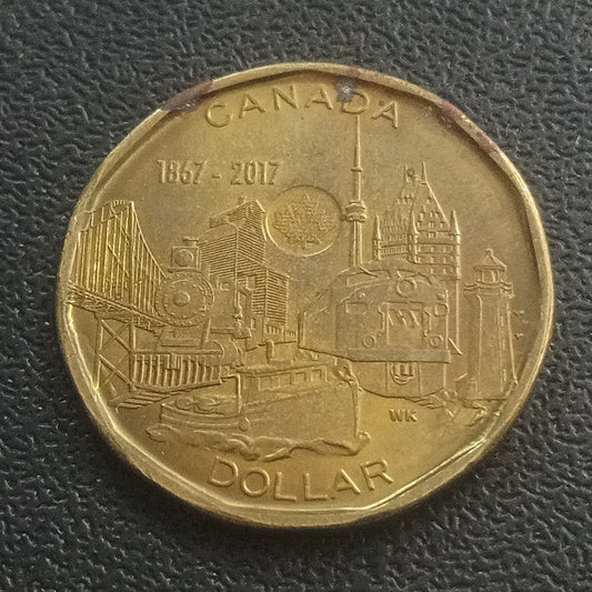 1 Dollar  2017 (Canada 150th anniversary) - Canada Circulating Commemorative coin