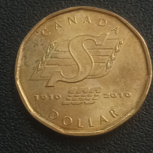 1 Dollar  (100th Anniversary of the Saskatchewan Roughriders) - Canada Circulating Commemorative coin