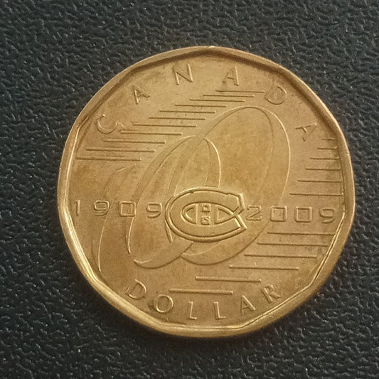 1 Dollar 2009 (100th Anniversary of the Montreal Canadiens) - Canada Circulating Commemorative coin