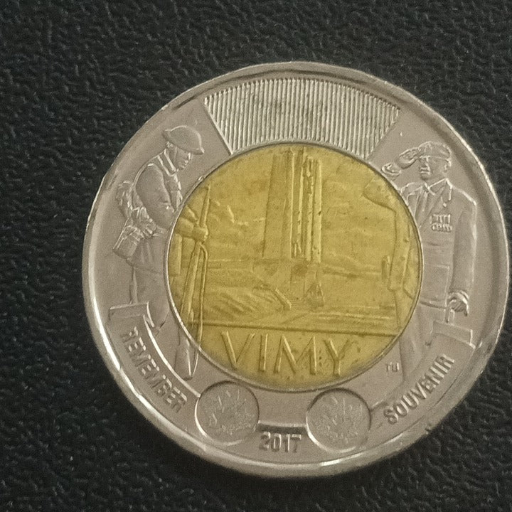 2 Dollars - 2017 (100th Anniversary of The Battle of Vimy Ridge) - Canada - Circulating Commemorative Coin