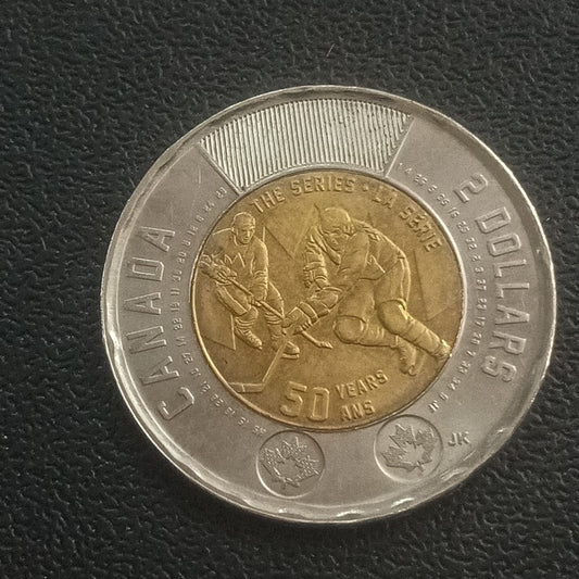 2 Dollars -2022 (50th anniversary of the Summit Series) - Canada - Circulating Commemorative Coin