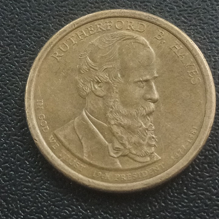 1 Dollar (Rutherford B. Hayes - 19th President - 1877-1881) - U.S.A  Presidential $1 Coin Program