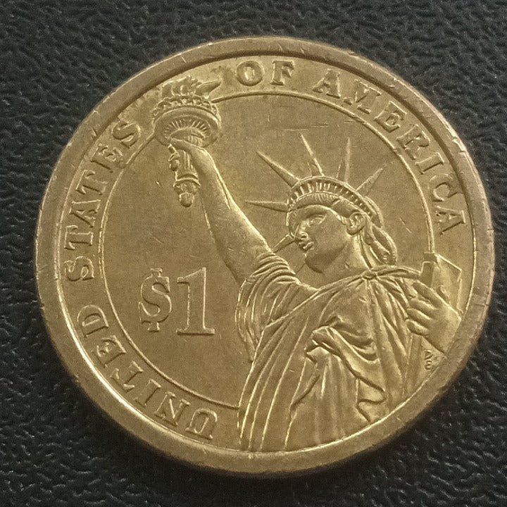 1 Dollar (Abraham Lincoln - 16th President - 1861-1865) - U.S.A  Presidential $1 Coin Program