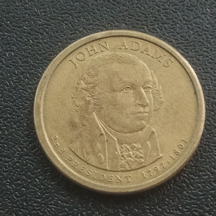 1 Dollar (John Adams - 2nd President - 1797-1801) - U.S.A  Presidential $1 Coin Program