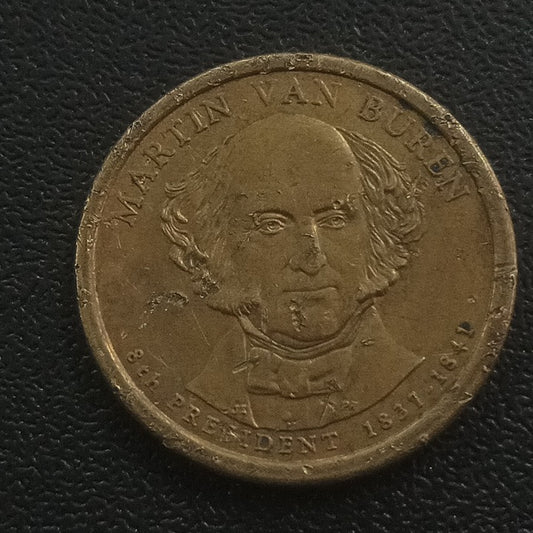 1 Dollar (Martin Van Buren - 8th President - 1837-1841) - U.S.A  Presidential $1 Coin Program