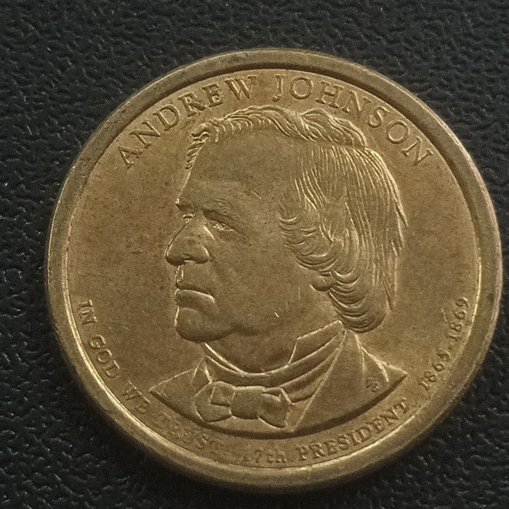 1 Dollar (Andrew Johnson - 17th President - 1865-1869) - U.S.A  Presidential $1 Coin Program