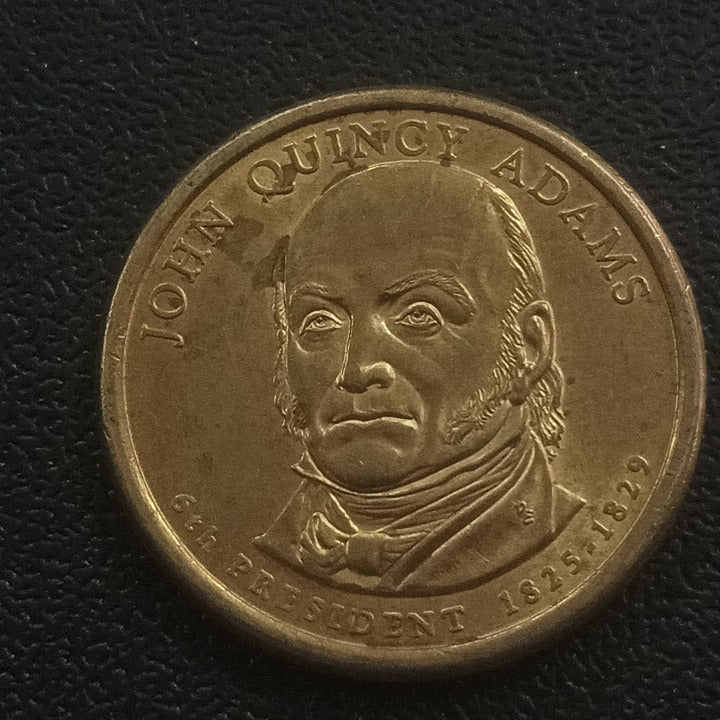 1 Dollar  (John Quincy Adams - 6th President - 1825-1829) - U.S.A  Presidential $1 Coin Program