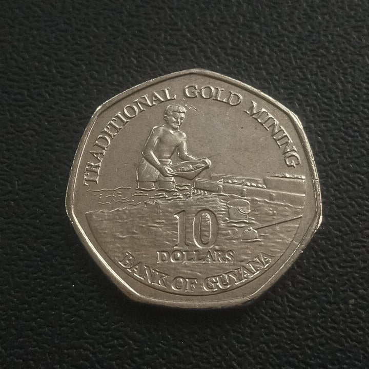 10 Dollars 2013 UNC - Guyana